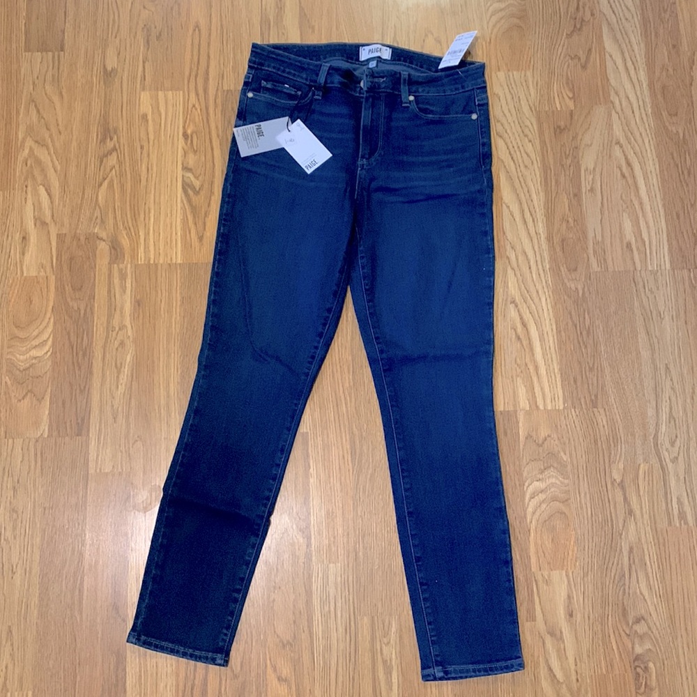 NWT Paige Skyline Ankle Peg Jeans